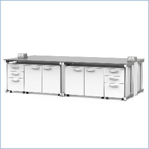 Center bench / socket / moving drawer / moving cabinet