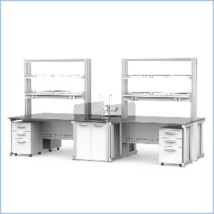 Center bench / reagent cabinet / center sink / moving drawer